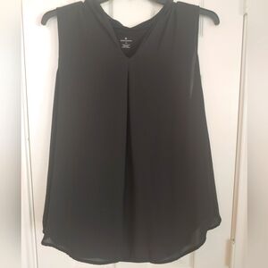 Worthington Black Sleeveless Blouse XL